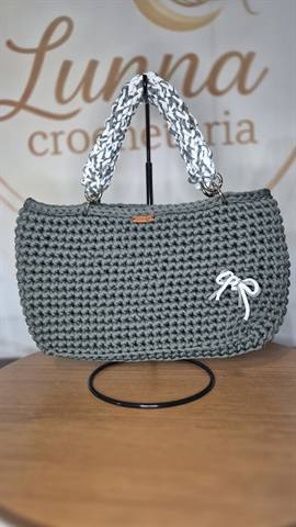 Bolsa Classica Cinza — foto 2