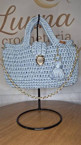 Bolsa Mao Azul Clara 1 — foto 2