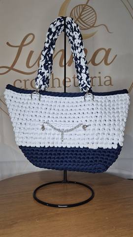 Bolsa Maritima Azul e Branca — foto 2