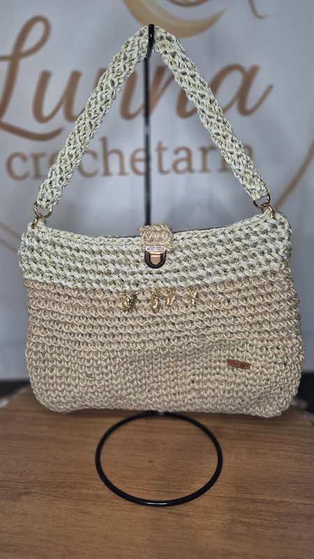 Bolsa Praiana — bolsa de crochê feita à mão
