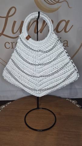 Bolsa Triangulo Branca — foto 4